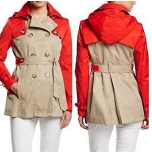 Steve Madden button up hooded jacket